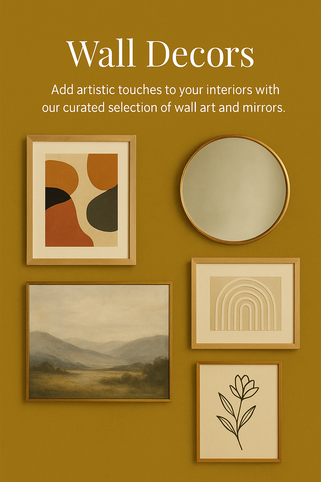 Designer wall decor, textures, and art panels