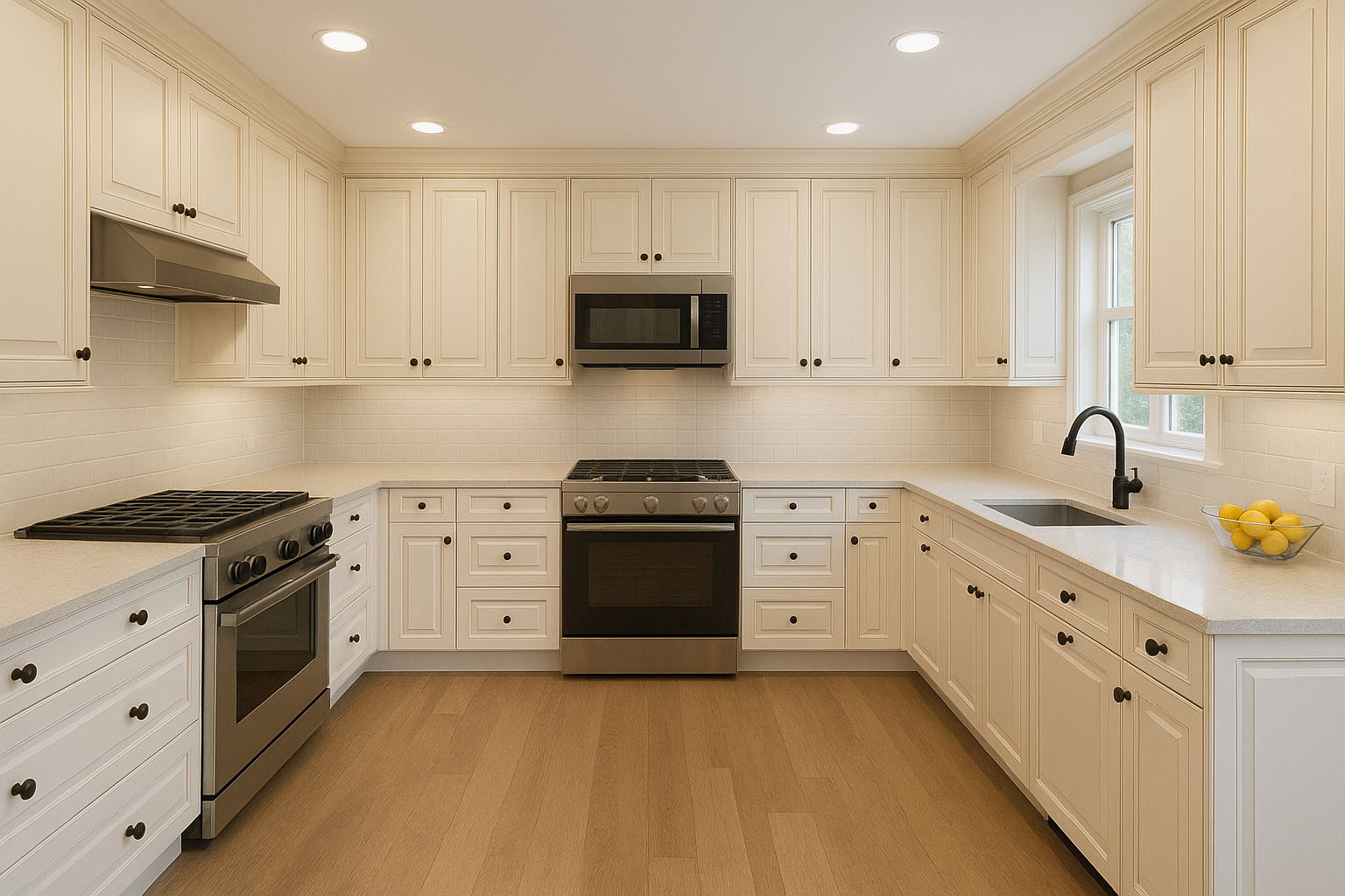 Spacious U-Kitchen Ideas